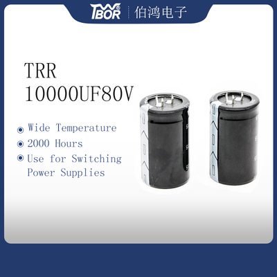 10000uf80v 35x60 Snap In Electrolytic Capacitors بنسبة 20٪ تحمل