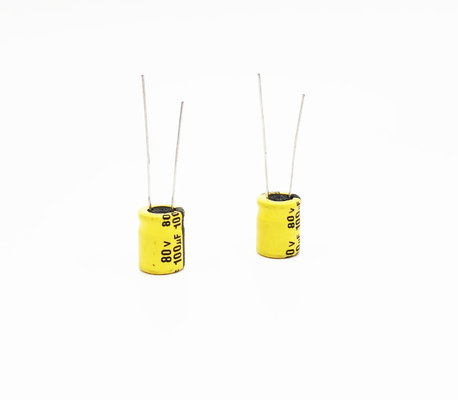 مكثفات إلكتروليتية بدرجة حرارة عالية TW BOR 100UF80V 10X13mm