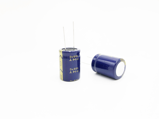 8000 ساعة LED ضوء مكثف 82UF500V Al Electrolytic Capacitor