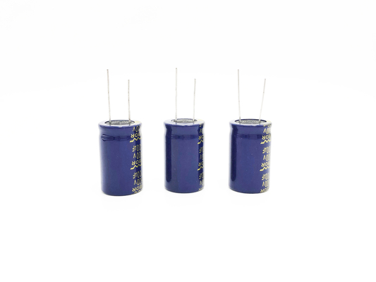 22X35mm 100UF 500V كهربائيا مكثف درجة حرارة واسعة الصمام الخفيفة