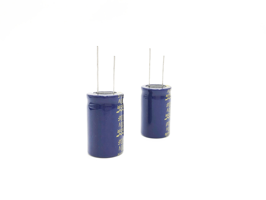 22X35mm 100UF 500V كهربائيا مكثف درجة حرارة واسعة الصمام الخفيفة
