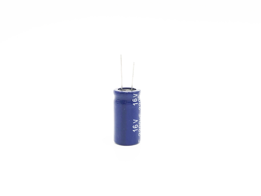 مكثف كهربائي من الألومنيوم عالي التردد ESR 2200UF16V 13X25mm