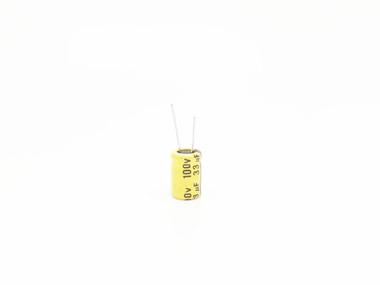 SMT 33UF100V ارتفاع درجة الحرارة مكثف 8X12mm شعاعي المحطة