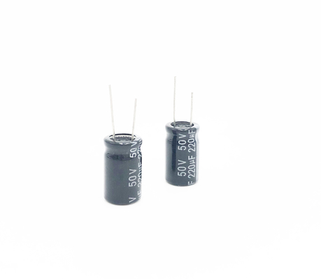 SMR 220 فائق التوهج 50 فولت شعاعي الألومنيوم كهربائيا المكثفات 10X17MM