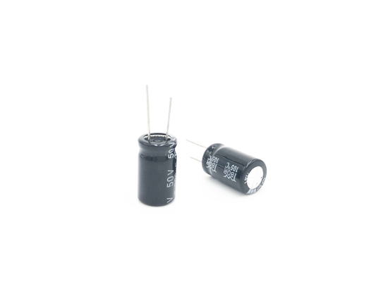 SMR 220 فائق التوهج 50 فولت شعاعي الألومنيوم كهربائيا المكثفات 10X17MM