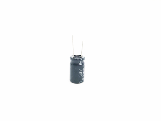 SMR 220 فائق التوهج 50 فولت شعاعي الألومنيوم كهربائيا المكثفات 10X17MM
