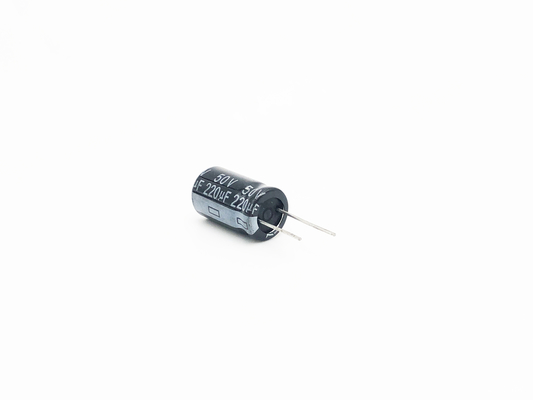 SMR 220 فائق التوهج 50 فولت شعاعي الألومنيوم كهربائيا المكثفات 10X17MM