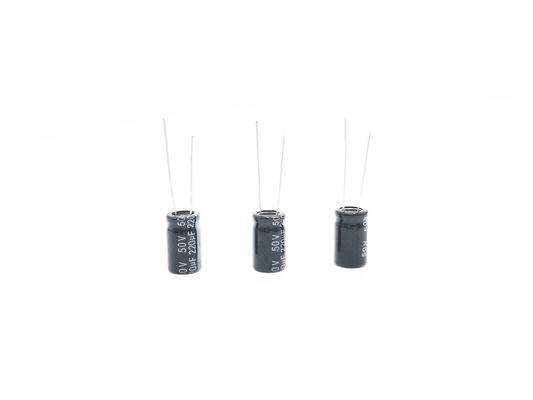 220UF50V 10x17mm مصغرة مكثف نوع شعاعي