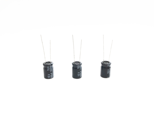 دوائر درجة الحرارة العالية مكثف مصغر 1000UF16V 10X16mm