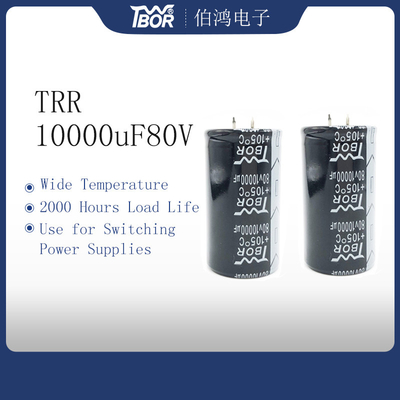 TW BOR 10000UF80V المفاجئة في مكثفات الألومنيوم كهربائيا 35X60mm