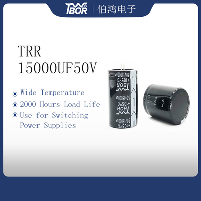 15000UF50V المفاجئة في مكثف 35X50MM لتبديل امدادات الطاقة