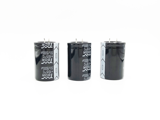 15000UF50V المفاجئة في مكثف 35X50MM لتبديل امدادات الطاقة