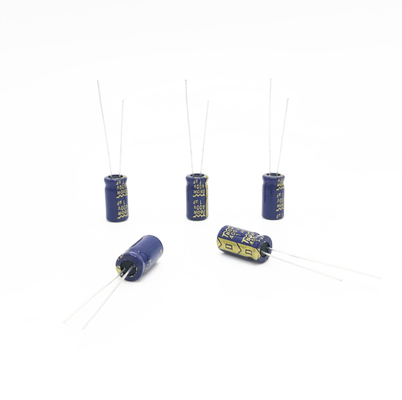 1 فائق التوهج 400 فولت منخفض ESR الألومنيوم كهربائيا مكثف 8x10mm شعاعي الرصاص