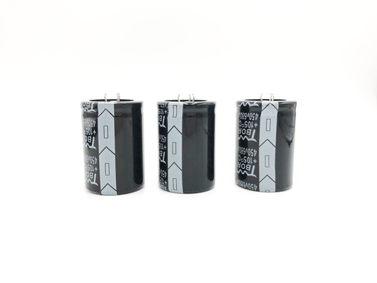680UF450V 35X60MM UPS مكثف درجة حرارة واسعة المفاجئة في مكثف