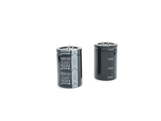 680UF450V 35X60MM UPS مكثف درجة حرارة واسعة المفاجئة في مكثف