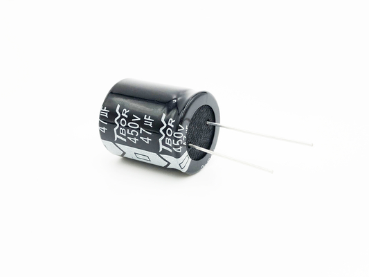 SMR 47UF 450V شعاعي الرصاص الألومنيوم مكثف كهربائيا 18X30mm