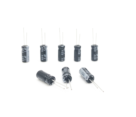 5x11mm 1UF 63V شعاعي كهربائيا مكثف دوائر درجة الحرارة العالية