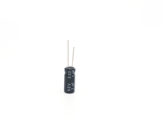 5x11mm 1UF 63V شعاعي كهربائيا مكثف دوائر درجة الحرارة العالية