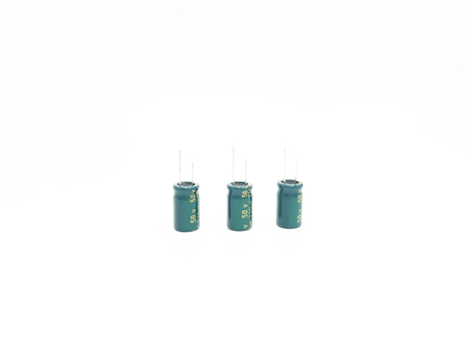 PHR 220UF 50V مكثف كهربائي من الألومنيوم عالي التردد للضوء LED