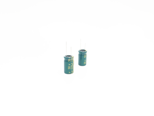PHR 220UF 50V مكثف كهربائي من الألومنيوم عالي التردد للضوء LED