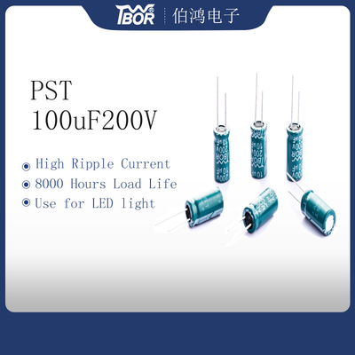 PST Green LED Light مكثف 100 فائق التوهج 200 فولت 8000 ساعة حياة طويلة