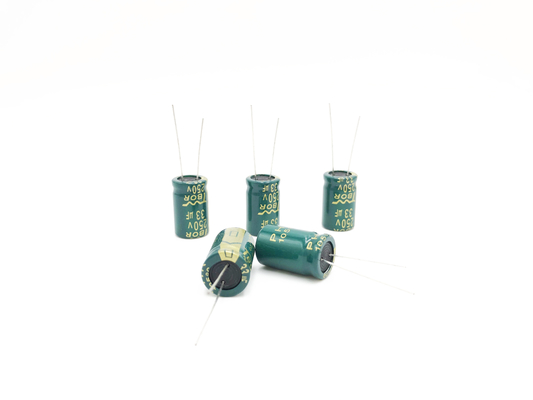 13x20mm شعاعي الألومنيوم كهربائيا مكثف 33UF250V