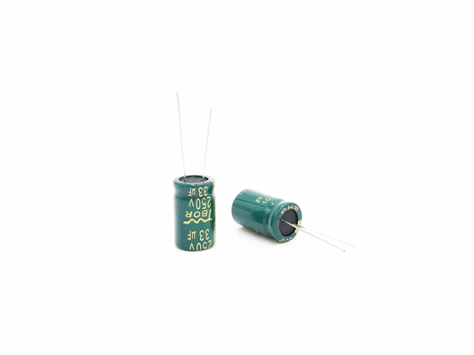 13x20mm شعاعي الألومنيوم كهربائيا مكثف 33UF250V