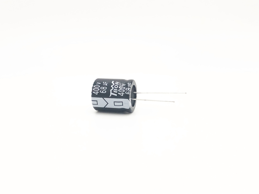 68UF400V مكثف درجة حرارة عالية الطاقة الكهروضوئية 18x20mm
