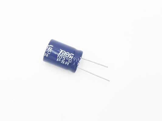 18x25mm Ridial Electrolytic Capacitor ISO9001 مكثف تبديل الطاقة