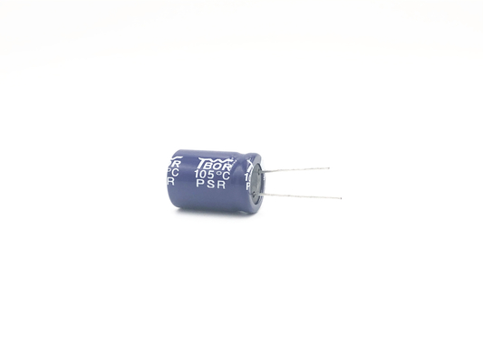18x25mm Ridial Electrolytic Capacitor ISO9001 مكثف تبديل الطاقة