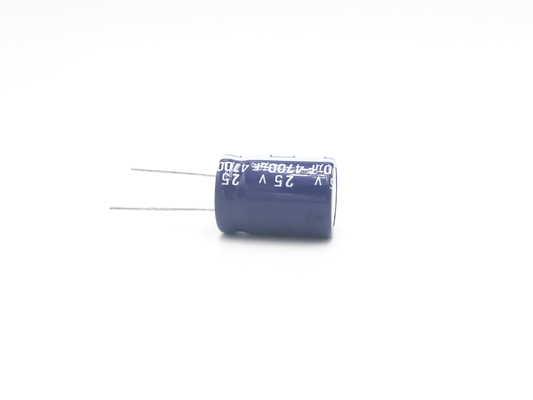 18x25mm Ridial Electrolytic Capacitor ISO9001 مكثف تبديل الطاقة