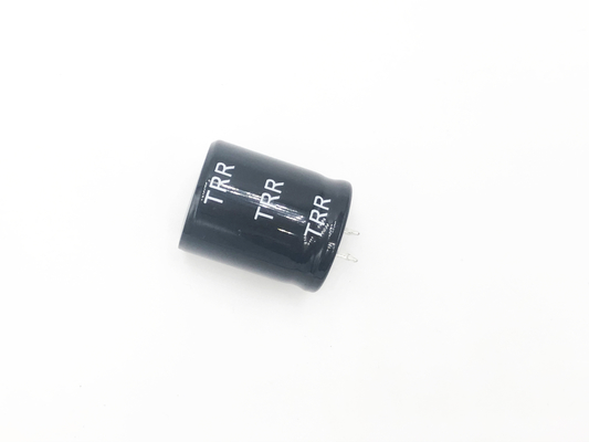 180UF450V 25x40mm المفاجئة في مكثف الطاقة درجة حرارة واسعة بنفايات